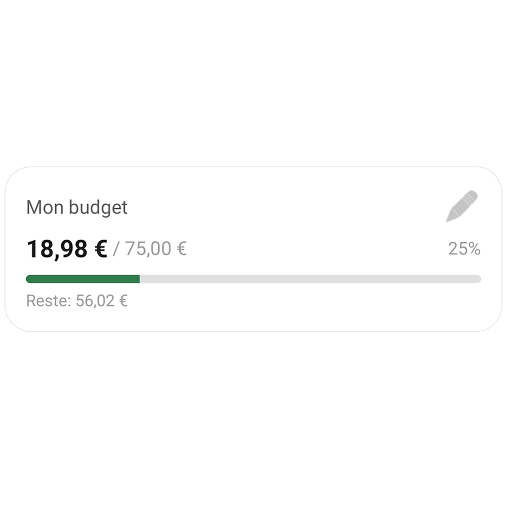 Suivi de budget personnel dans Freecount